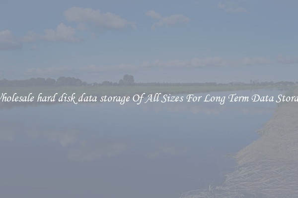 Wholesale hard disk data storage Of All Sizes For Long Term Data Storage