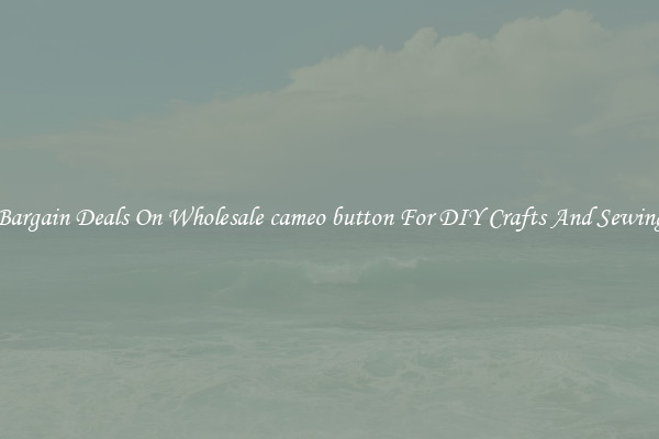 Bargain Deals On Wholesale cameo button For DIY Crafts And Sewing