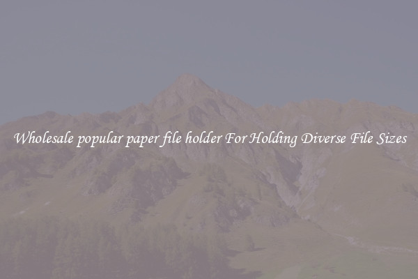Wholesale popular paper file holder For Holding Diverse File Sizes