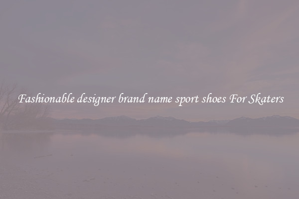 Fashionable designer brand name sport shoes For Skaters
