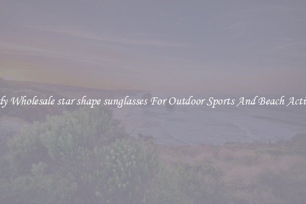 Trendy Wholesale star shape sunglasses For Outdoor Sports And Beach Activities