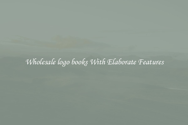 Wholesale logo books With Elaborate Features