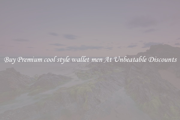 Buy Premium cool style wallet men At Unbeatable Discounts